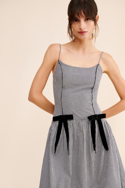 off the shoulder slip dress Printed floral lace slip dress with off shoulder sleeves
