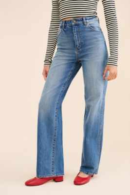Rolla's Heidi High-Rise Wide Leg Jeans | Free People