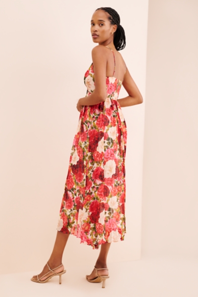 Pleated Sleeveless Midi Dress | Nuuly