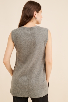 Maternity Josie Side Split Knit Vest | Nuuly