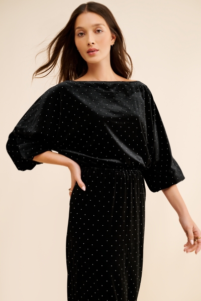 knee length dresses for ladies Women's Off-Shoulder A-Line Dress main image 0