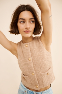 Felicia Tweed Vest