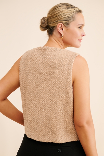 Felicia Tweed Vest | Nuuly