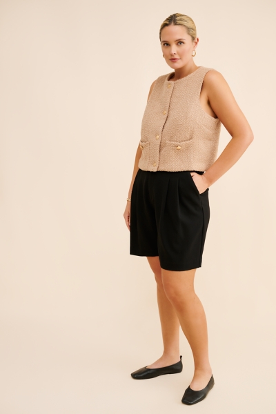 Felicia Tweed Vest | Nuuly