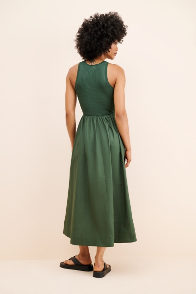 Knit Twofer Sleeveless Midi Dress | Nuuly
