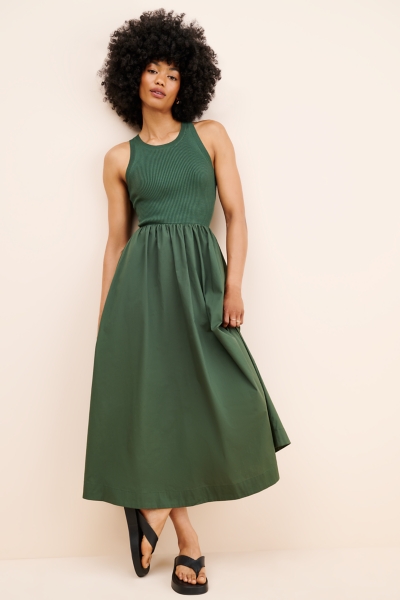 knit over dress Eleph Over Dress Knit French Blue – Neighbour main image 0