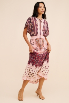 Glam Tapestry Lace Slip Dress | Nuuly