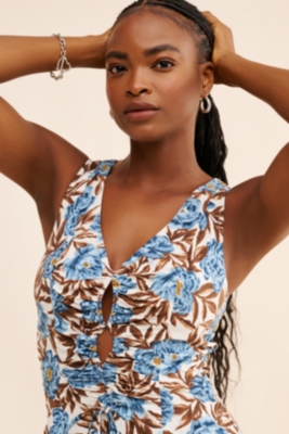 (取寄) メイドウェル レディース テッサ トップ - ライト ウェイト コーム ポプリン Madewell women Tessa Top - Light Weight Combed Poplin Blue White Plaid Tessa Poplin Dress | Nuuly