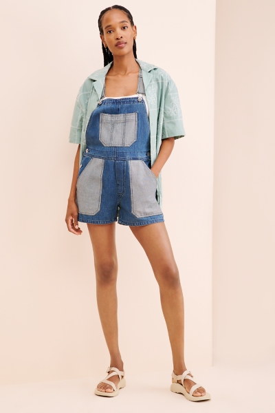 Costa Colorblock Shortalls | Nuuly