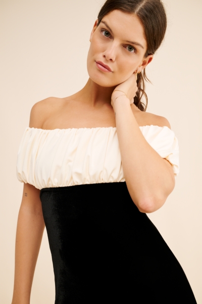 Balloon Velvet Maxi Dress | Nuuly