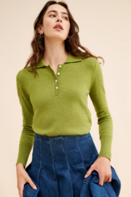 Collared pullover sweater hotsell