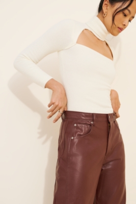 Knit Plaid Sweater Dress