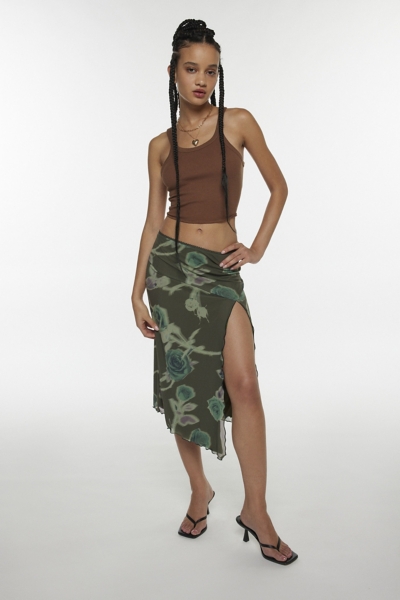 Isla Mesh Midi Skirt | Nuuly