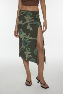 Isla Mesh Midi Skirt Nuuly