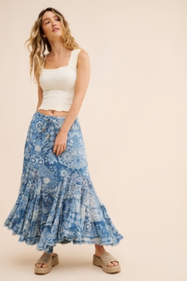 Calista Printed Maxi Skirt | Nuuly