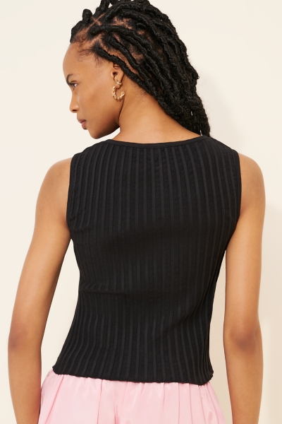 Tilly Ribbed Vest | Nuuly