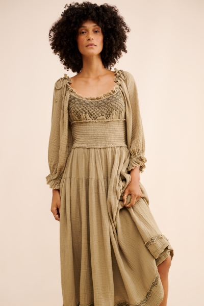 Toledo Embroidered Midi Dress | Nuuly
