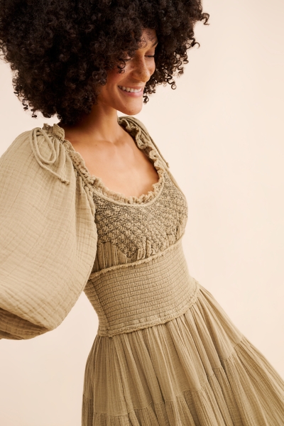 Toledo Embroidered Midi Dress | Nuuly