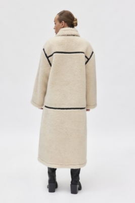 Ariana Piled Fleece Overcoat | Nuuly