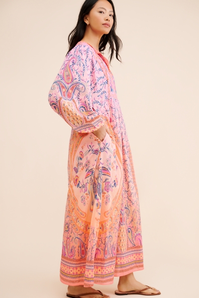 Mystical Winter Print Maxi Dress | Nuuly