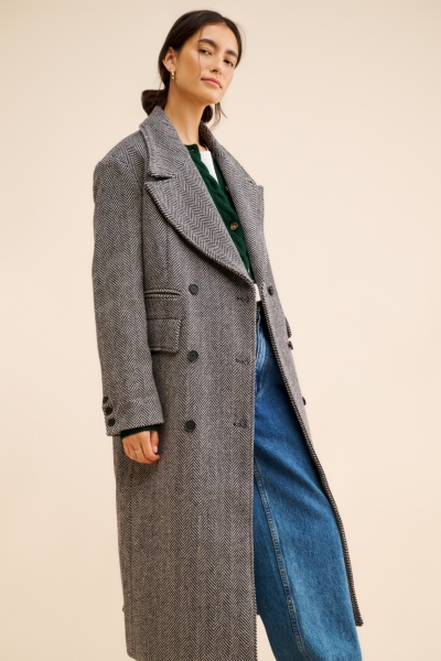 Molly Tweed Coat | Nuuly