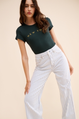 WIDE LEG DRAWSTRING JEANS - Gray | ZARA United States
