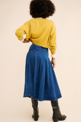 ★2025SS新作★LUV IS TRUE★IM DENIM PLEATS SKIRT PANTS MUSINSA | LUV IS TRUE IM DENIM PLEATS SKIRT PANTS(BROWN)