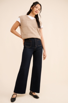 パンツ nullus 23aw/wide denim pants ユニセックス] バルーンワイドデニムパンツ | ファッション通販