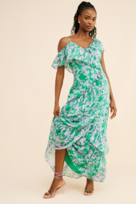 Rosalynn Ruffle Maxi Dress | Nuuly