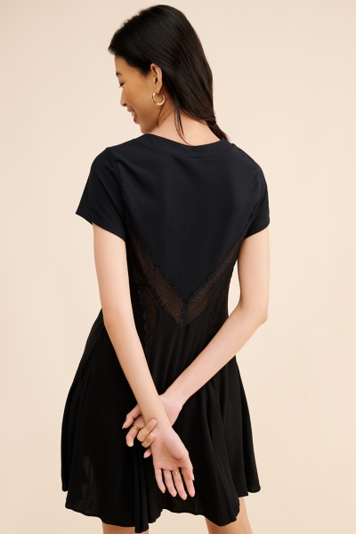 for love and lemons mabel mini dress For Love & Lemons - Maui Shirred Mini Dress