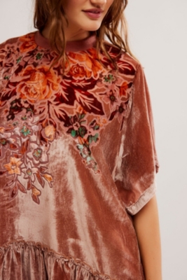 Sweet Echoes Velvet Mini Dress