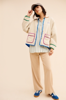 Joy Colorblock Fleece Jacket