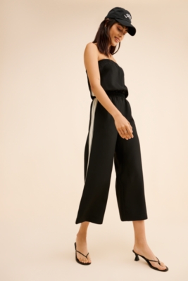 Bishop Young Side Stripe Strapless Jumpsuit