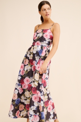 Ameri NEON FLOWER I LINE DRESS