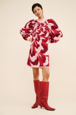 Flower Knit Mini Dress | Nuuly