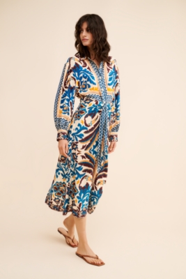 新品タグ付き未着用♡TOCCA WINTER PANSY DRESS Toucan Scarf Midi Dress | Nuuly