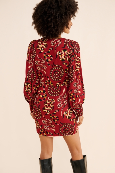 Snake Print Mini Dress | Nuuly