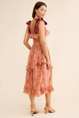 Kristin Button Front Midi Dress