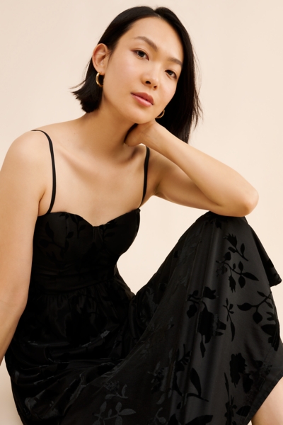 Bauble Burnout Velvet Dress