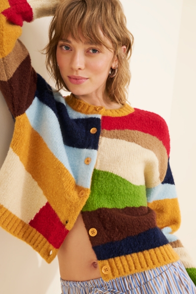 Selma Colorblock Cardigan | Nuuly