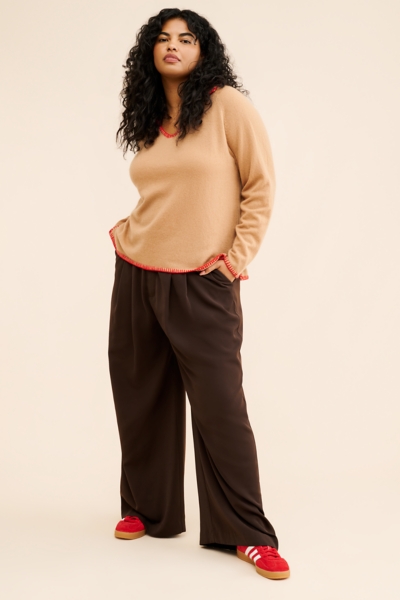 Cashmere Whipstitch Pullover Sweater | Nuuly