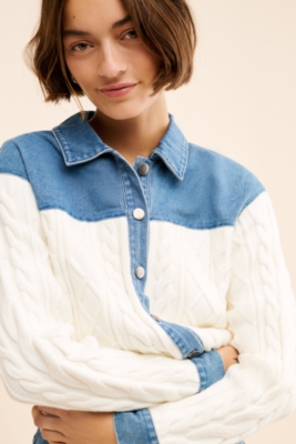 クヌースマーフ manyway denim jacket cardigan many way denim jacket(unisex)/2color | KNUTH MARF