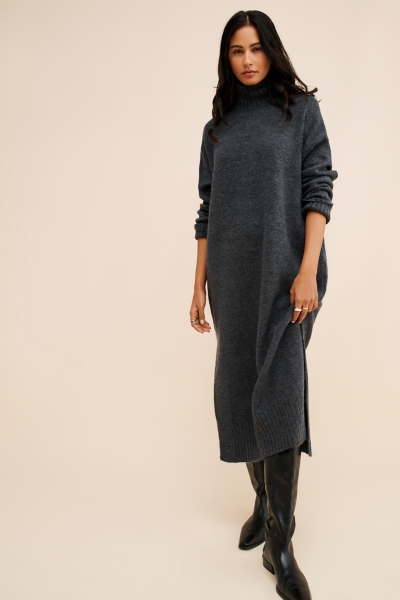 Karigan Sweater Midi Dress: Turtleneck Edition | Nuuly