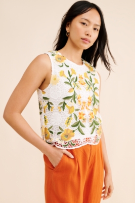 Crochet Lace Tank Top | Nuuly
