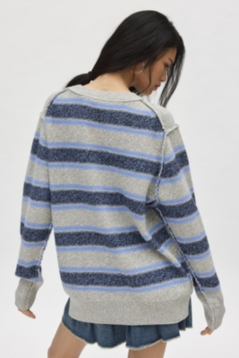 Oaklyn Oversized Crew Neck Pullover Sweater