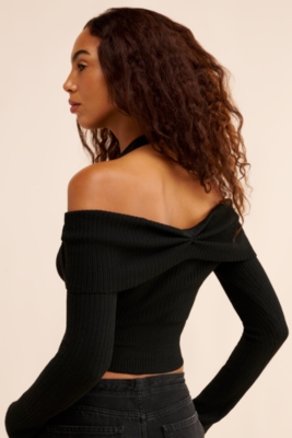 Cozy Cotton Richmond Off-The-Shoulder Sweater