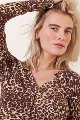 Rachel Cheetah Printed Cardigan | Nuuly
