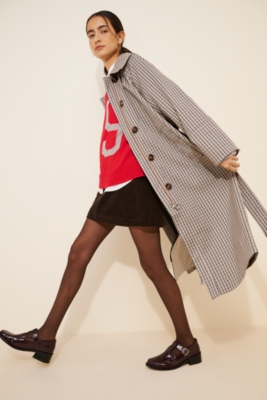 Beatrix Check Showerproof Trench Coat | Nuuly