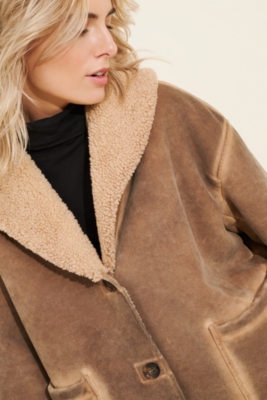 AMATERAS Vegan leather city jacket アイボリー Vegan leather city jacket / 白花(ivory) – AMATERASJAPAN