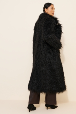 Connor Faux Fur Longline Coat